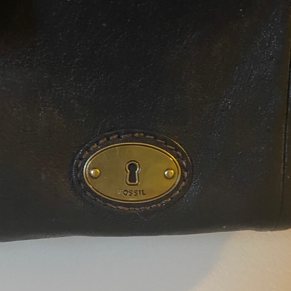Fossil Black Leather Crossbody Bag - Picture 3 of 9